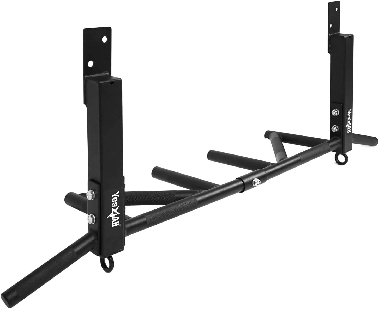 Joist Mount / Multi Grips Chin up Bar, Black, Single