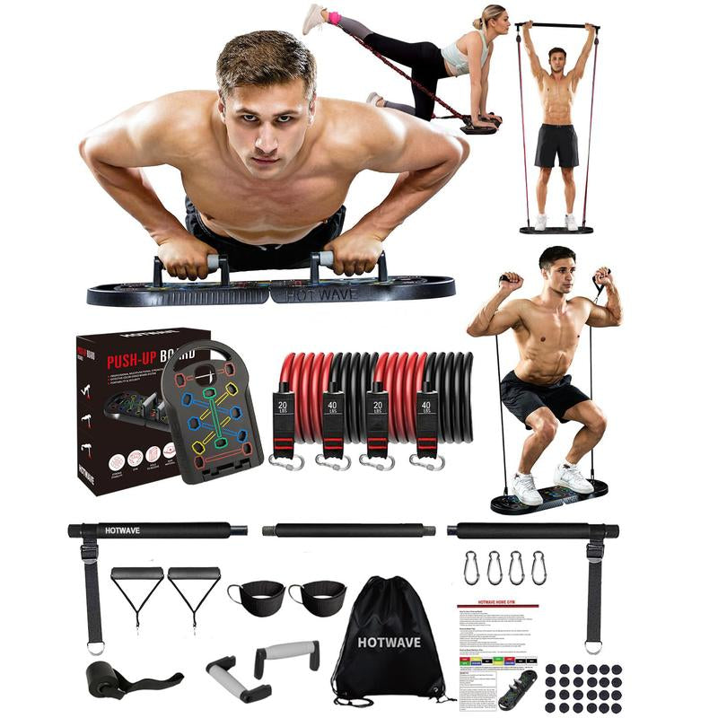 HOTWAVE Push-Up Board, Men'S Home Fitness Equipment, Foldable and Suitable for Users of All Body Types, Gifts for Fitness Enthusiasts