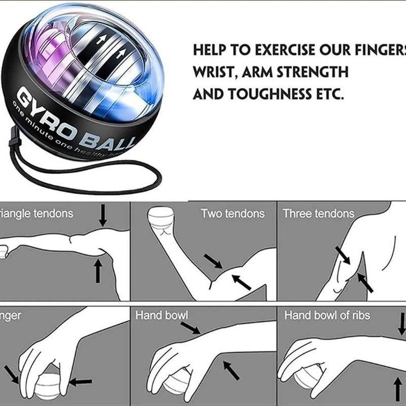 Wrist Trainer Ball Auto-Start Wrist Strengthener Exerciser Handball for Strengthen Arms